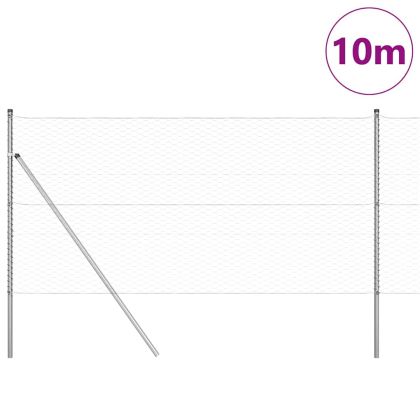Стълб за ограда. Сребрист