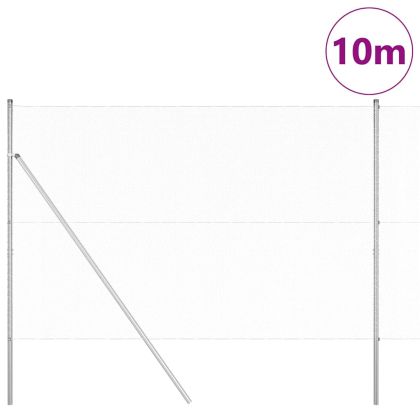 Стълб за ограда. Сребрист