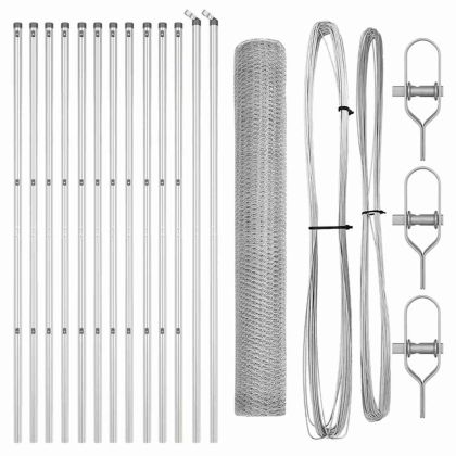 Стълб за ограда. Сребрист