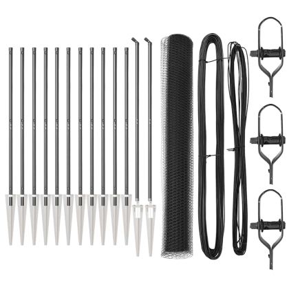 Стълб за ограда. Сив 25 x 1,2 м (25 мрежа) Стомана