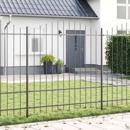 Градска ограда WOERDEN 4 бр. 170 x 215 см Сив