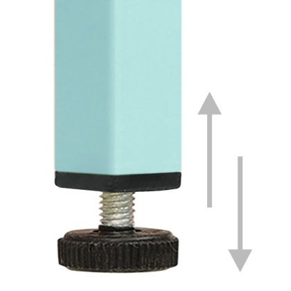 ТВ шкаф, мента, 105x35x50 см, стомана