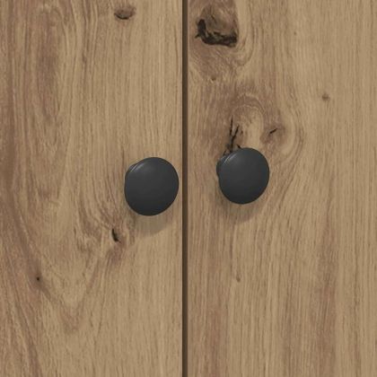 Кухненски сървър с рафт с врата 2 pcs Дъб 60 x 50 x 180 см