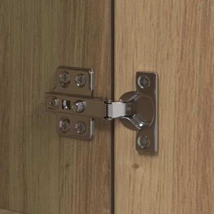 Кухненски сървър с рафт с врата 2 pcs Дъб 60 x 50 x 180 см