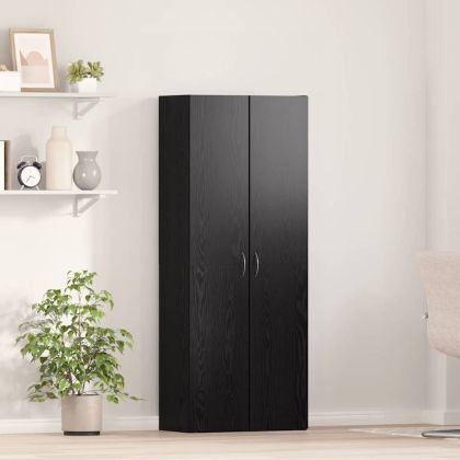 Офис шкаф Черния дъб 60 x 32 x 152,5 см Инженерно дърво