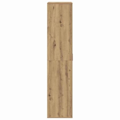 Шкаф с рафт дъб артизан 80 x 39 x 178 см Инженерно дърво