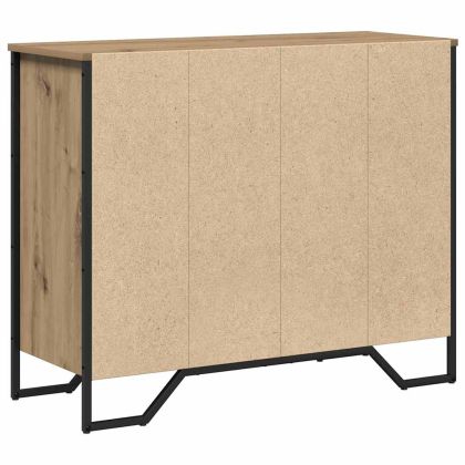 Плика с чекмедже със съхранение 2 pcs Дъб 91 x 35,5 x 74,5 см