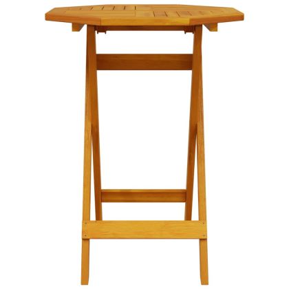 Сгъваем комплект мебели за бистро 3 pcs Кафяво