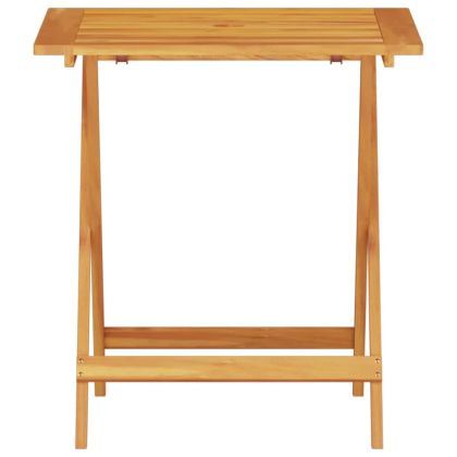 Сгъваем комплект мебели за бистро 3 pcs Кафяво