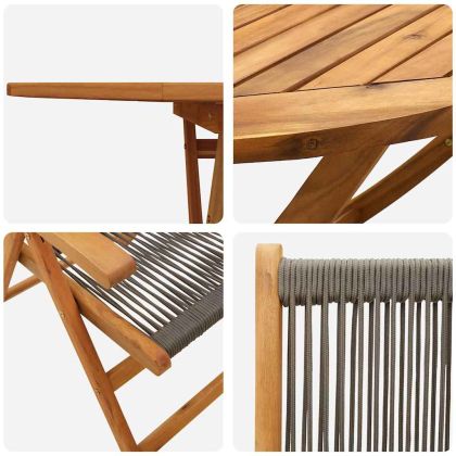 Комплект за хранене в градината 7 pcs Сив