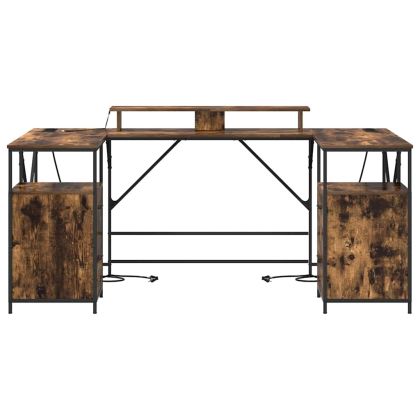 Бюро Димян дъб Инженерна дървесина 182 x 101 x 87,5 см