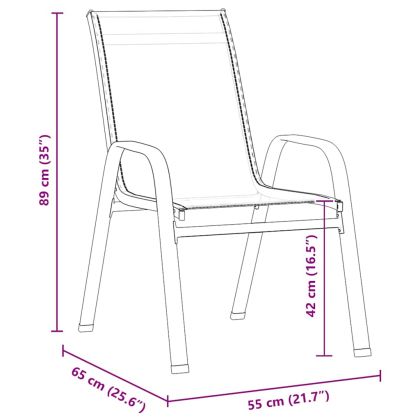 Комплект за хранене в градината 5 pcs Черно