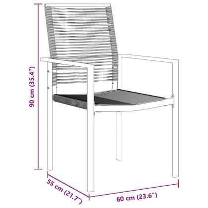 Комплект за хранене в градината 5 pcs Черно
