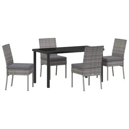 Комплект за хранене в градината 5 pcs Сив