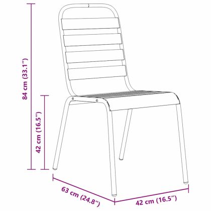 Комплект за хранене в градината 5 pcs Антрацит