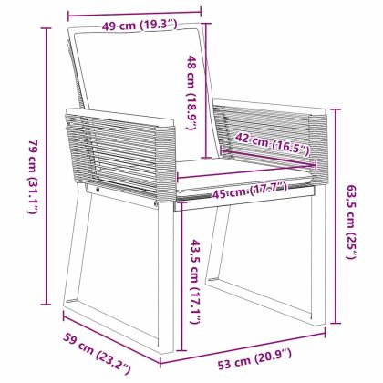 Комплект за хранене в градината 5 pcs Черно