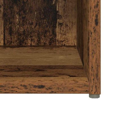 Комплект ТВ шкаф 6 pcs Старо дърво Инженерно дърво