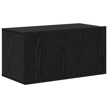 Комплект ТВ шкаф с чекмедже 6 pcs Черния дъб Инженерно дърво