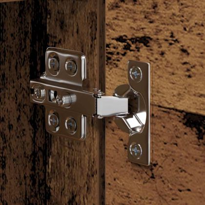 Стенен ТВ шкаф 4 pcs Старо дърво Инженерно дърво