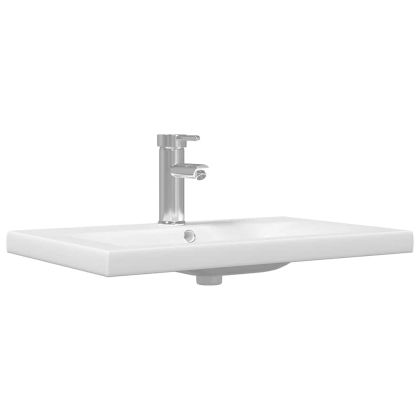 Комплект мебели за баня 3 pcs Старо дърво Инженерно дърво