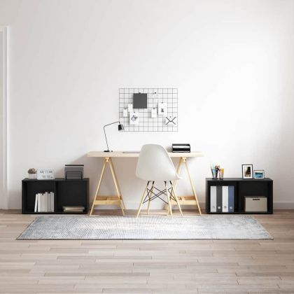 Комплект ТВ шкаф 2 pcs Черния дъб 72 x 35 x 36,5 cm