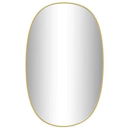 Стенно огледало злато 80x50 см