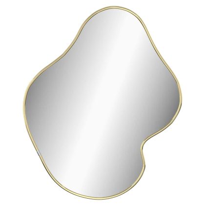 Стенно огледало злато 60x50 см