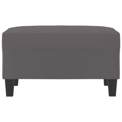 Табуретка, сива, 70x55x41 см, изкуствена кожа