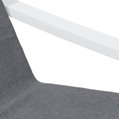 Релакс стол, тъмносив, текстил