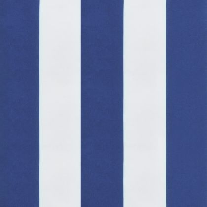 Възглавници за стол с ниска облегалка 2 бр синьо-бяло райе плат