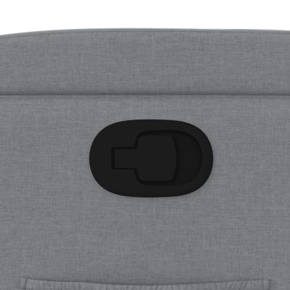 Реклайнер стол, светлосив, текстил