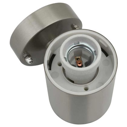 Външна стенна лампа Сребрист 12 x 8,5 x 27 см