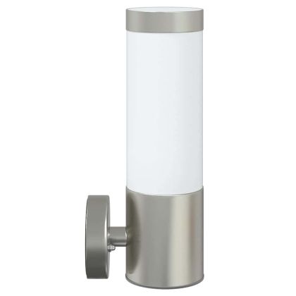 Външна стенна лампа 2 pcs Сребрист 12 x 8,5 x 27 см