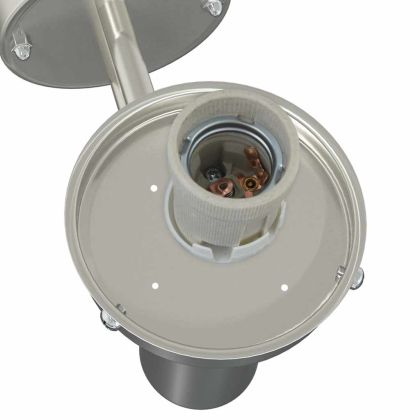 Външна стенна лампа Сребрист 28 x 25 x 38 см