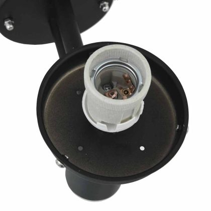 Външна стенна лампа Черно 28 x 25 x 38 см