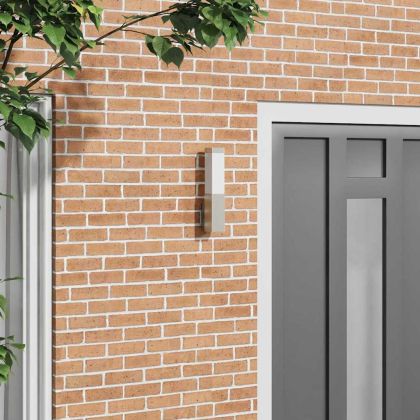 Външна стенна лампа Сребрист 10.5 x 6 x 33 см