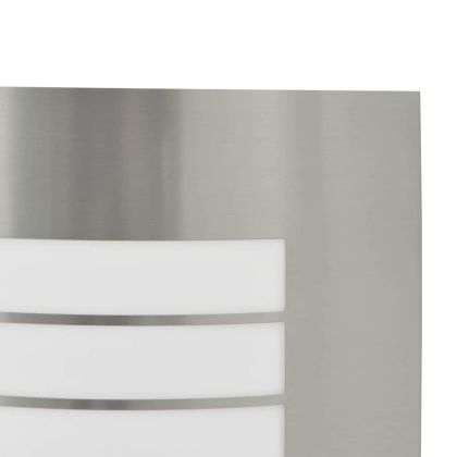 Външна стенна лампа Сребрист 23.5 x 9 x 26 см