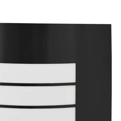 Външна стенна лампа Черно 23.5 x 9 x 26 см