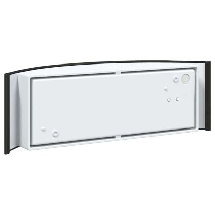 Външна стенна лампа 2 pcs Черно 32 x 10 x 10 см