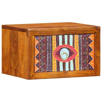 Нощен шкаф с чекмедже 2 pcs Кафяво 35 x 30 x 22 см