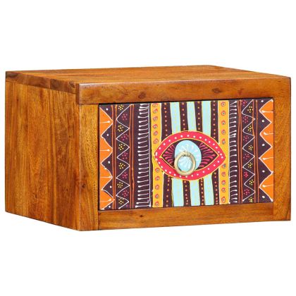 Нощен шкаф с чекмедже 2 pcs Кафяво 35 x 30 x 22 см