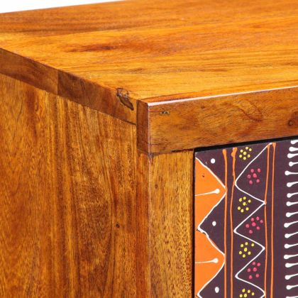 Нощен шкаф с чекмедже 2 pcs Кафяво 35 x 30 x 22 см