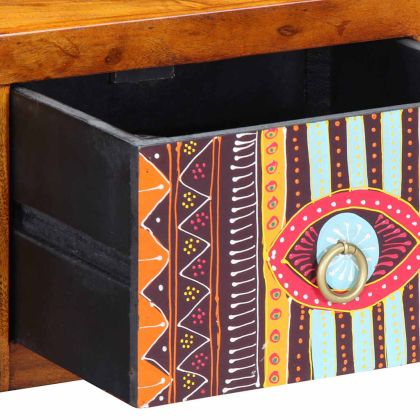 Нощен шкаф с чекмедже 2 pcs Кафяво 35 x 30 x 22 см