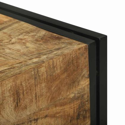 Тоалетки за спалня с огледало Кафяво Масивна дървесина от манго