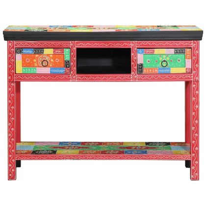 Конзолна маса с чекмедже Многоцветен 100 x 30 x 77 см