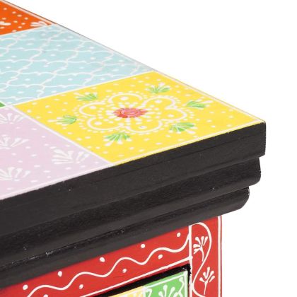 ТВ шкаф Многоцветен 60 x 30 x 24 см Масивна дървесина от манго