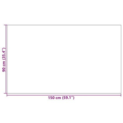 Мат за врата Друг Сив и черен 90 x 150 cm Полипропилен и винил