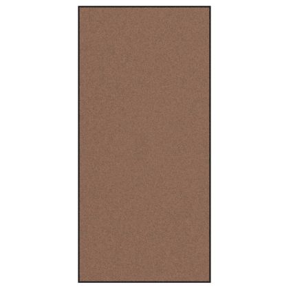 Мат за врата Кафяв и черен 120 x 250 cm Полипропилен и винил