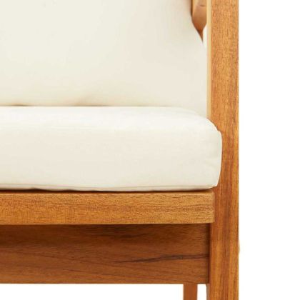 Градинска пейка Натурален маслен Солидно акациево дърво