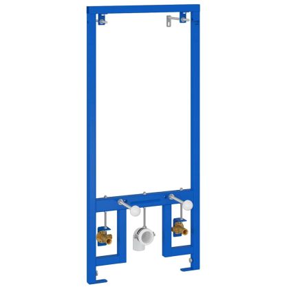 Стенна опора за баня Синьо 50 x 3 x 112 см